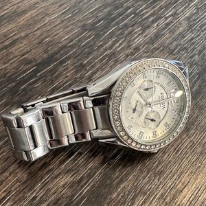 Fossil Silver boyfriend style watch